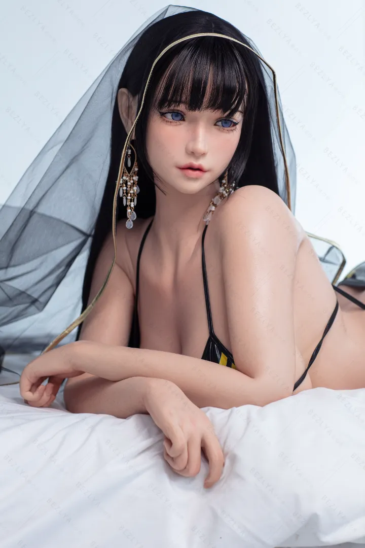 160cm (5ft3) F-Cup Lightweight Silicone Sex Doll, Movable Jaw Head Mandragora